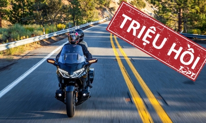 Thế giới 2 bánh: Honda triệu hồi 43 chiếc Goldwing tại Việt Nam để xử lí lỗi bu-lông xiết bánh răng